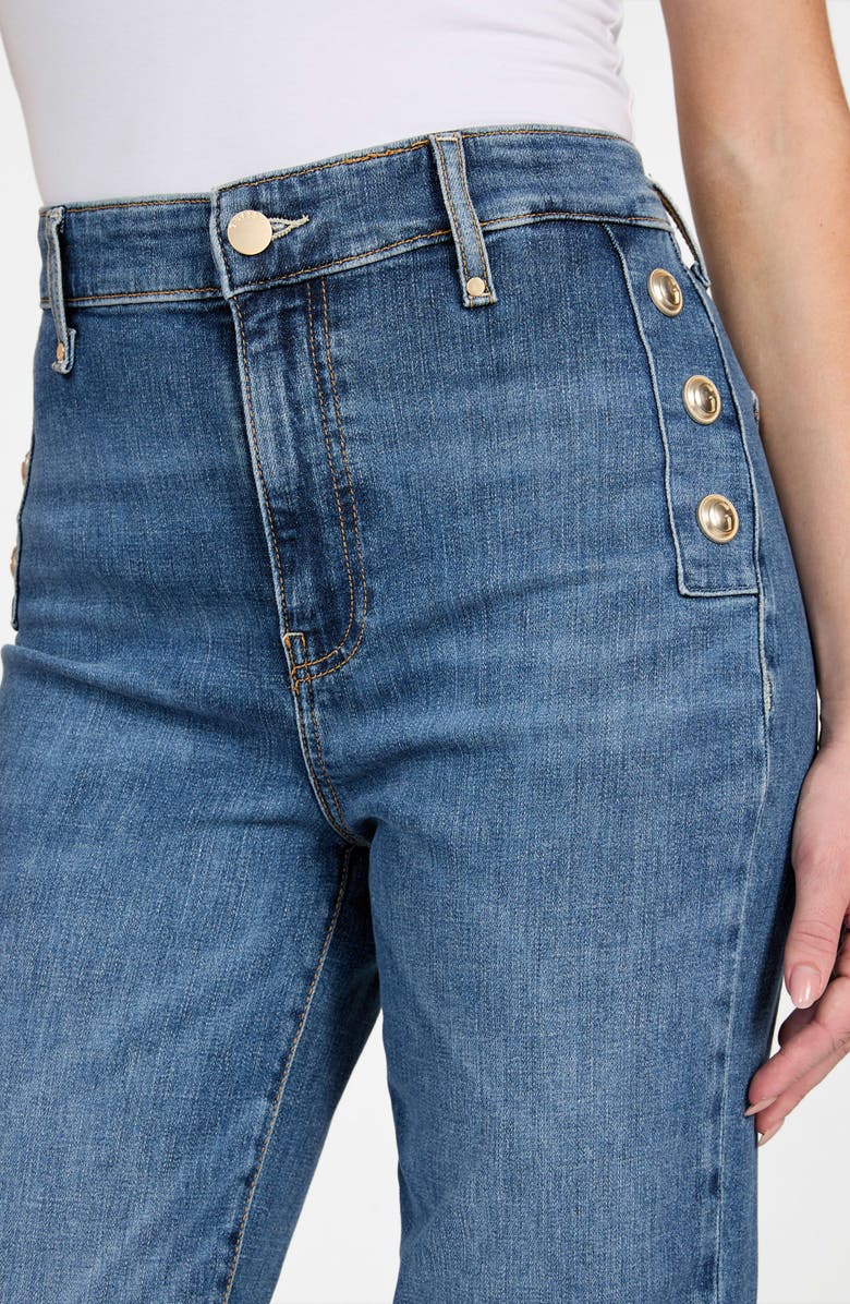 GUESS New Faye High Waist Flare Leg Jeans, Alternate, color, Simplicity