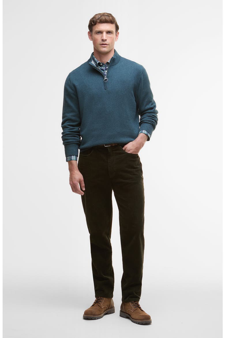 Kelson Half Zip Sweater, Alternate, color, MALLARD GREEN