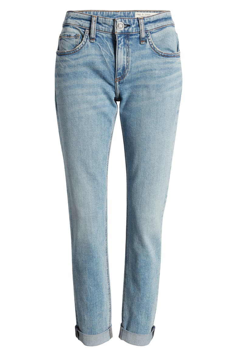 Dre Low Rise Slim Boyfriend Jeans, Alternate, color, DAPHNE