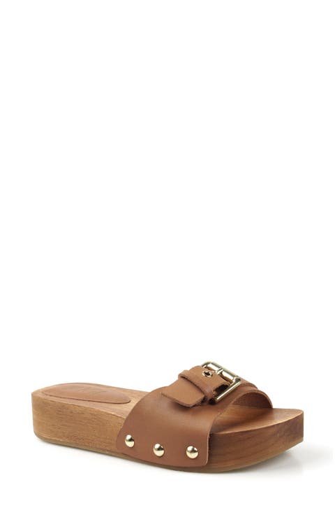 Ninnah Leather Slide Sandal