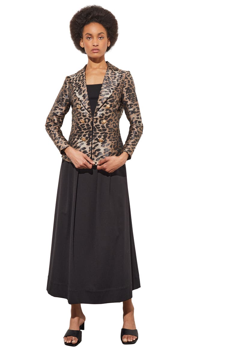 Leopard Print Jacket, Alternate, color, JAVA/LMST/BK
