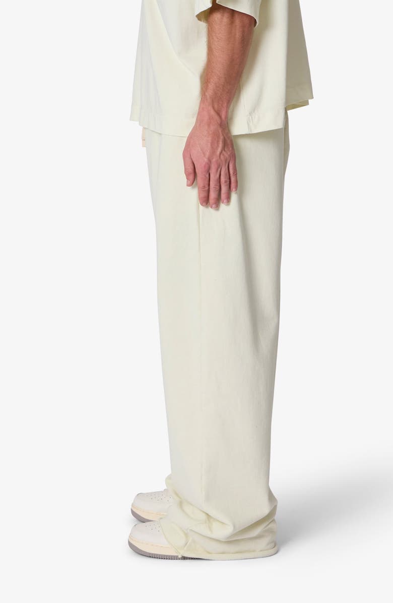 mnml Ultra Baggy Cotton Fleece Sweatpants, Alternate, color, Off White