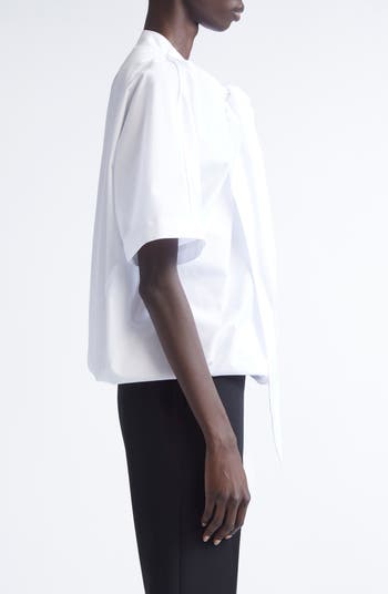 Dries Van Noten Curbin Bow Neck Cotton T-Shirt | Nordstrom