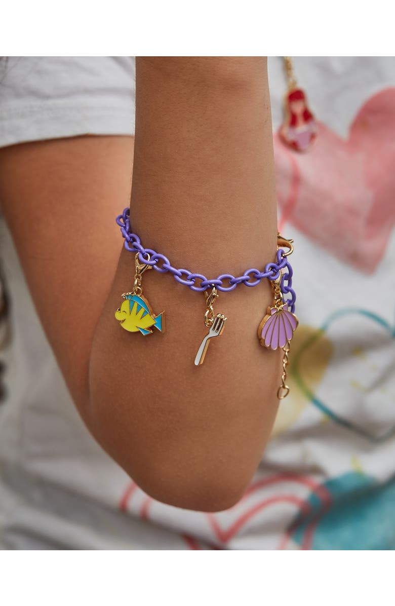 Disney Princess and The Little Mermaid Necklace, Bracelet, and Charms Set, Alternate, color, Multi