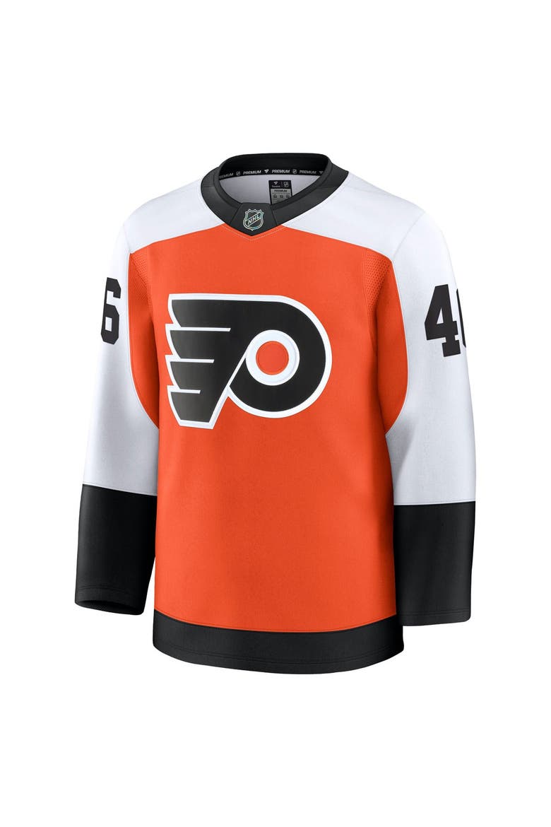 Men's Fanatics Trevor Zegras Orange Philadelphia Flyers Home Premium Jersey, Alternate, color, Orange