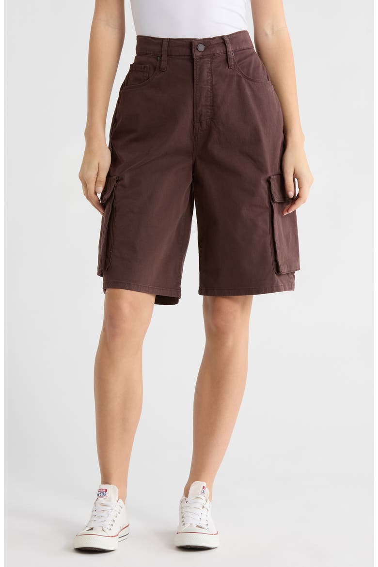 Twill Cargo Shorts, Main, color, BARK003