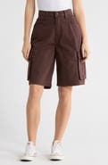 Good American Twill Cargo Shorts
