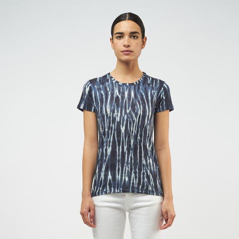 Stretch Linen Crewneck