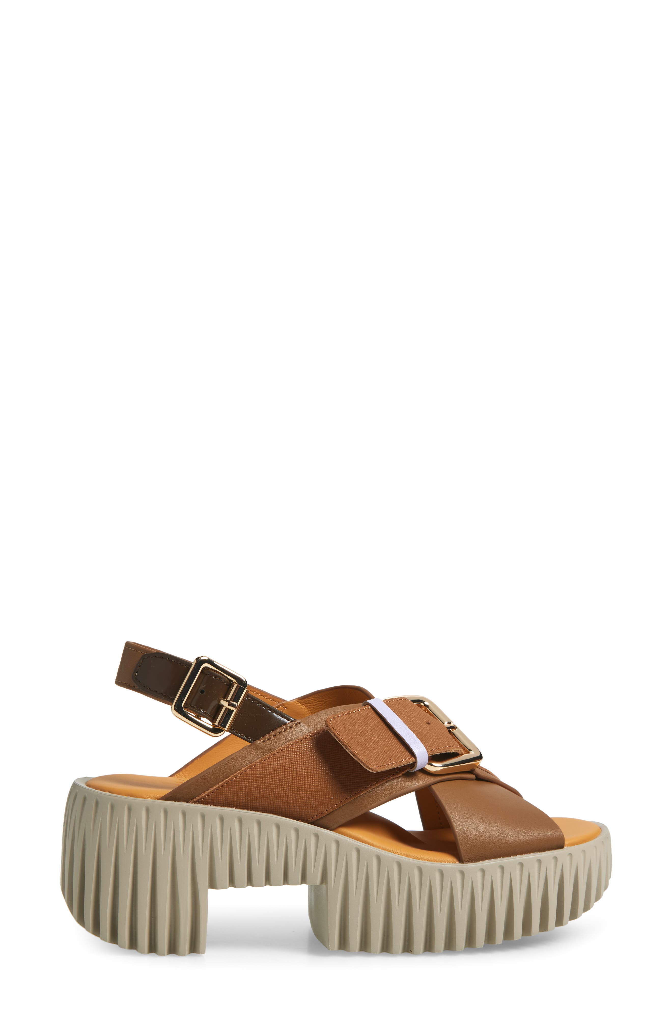 4CCCCEES Plia Juno Platform Slingback Sandal, Alternate, color, Taupe