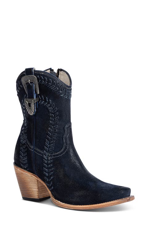 Freya Leather Western Bootie