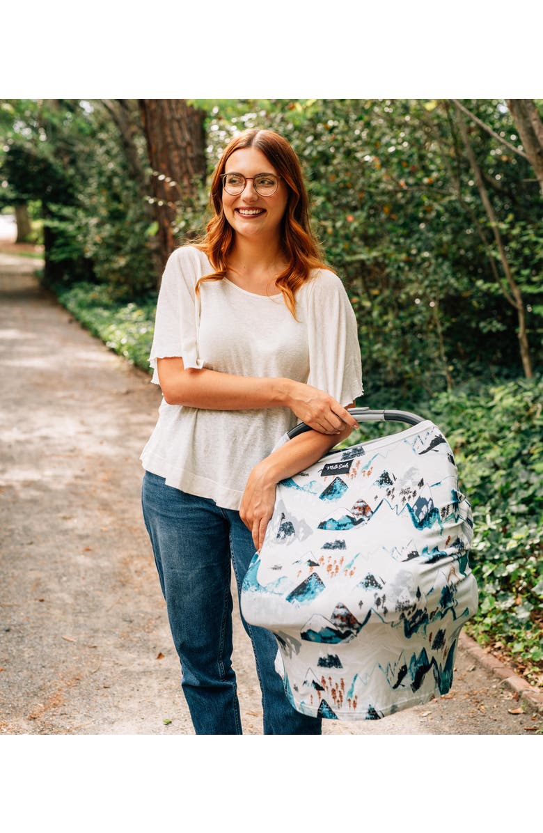 Milk Snob Original 5-in-1 Nursing and Car Seat Cover, Alternate, color, Rocky Mountains