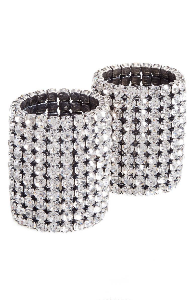 VETEMENTS Crystal Cuff Bracelets, Main, color, 