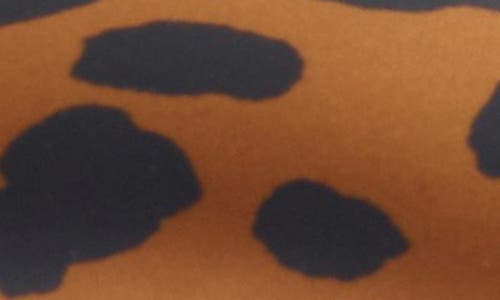 Lelet Ny Greer Leopard Padded Silk Headband In Brown