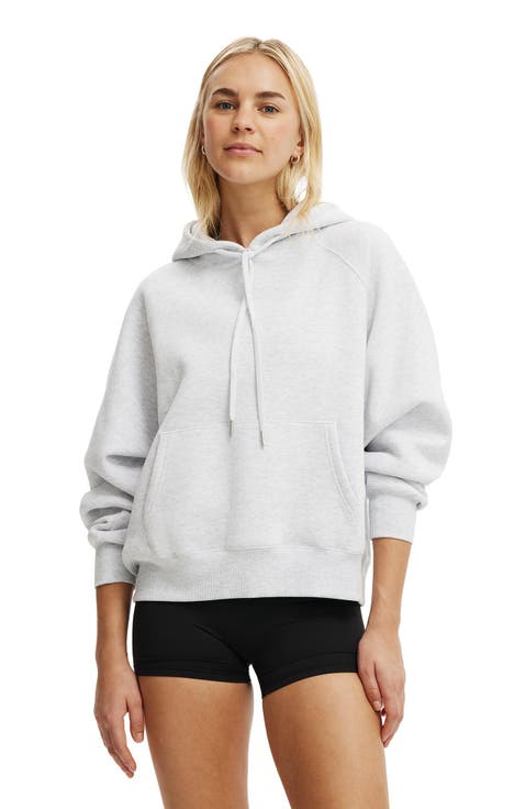 Women's Active Plush Essential Raglan Hoodie