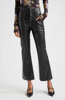 Cinq à Sept Wallace Faux Leather Crop Pants