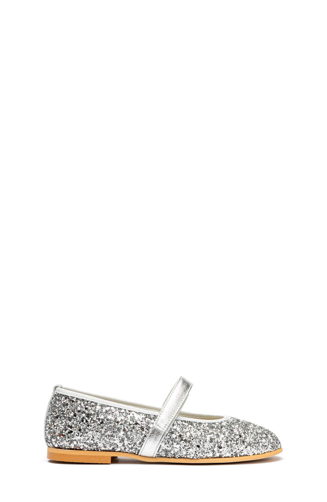 CHILDRENCHIC Kids' Glitter Mary Jane, Alternate, color, Silver Sparkle