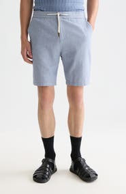 Scotch & Soda Cotton & Linen Chino Shorts