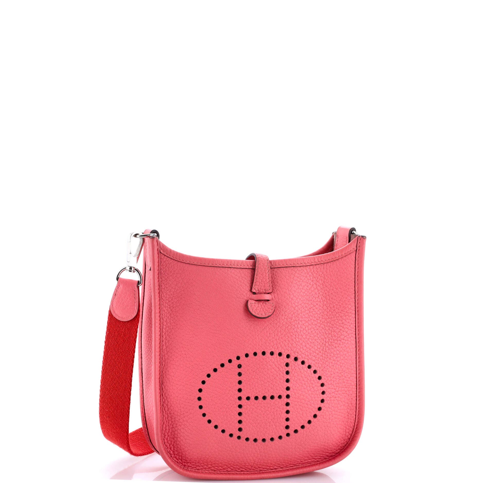 Pre-Owned Hermes Evelyne Bag Gen III Clemence TPM, Alternate, color, Rose Azalee