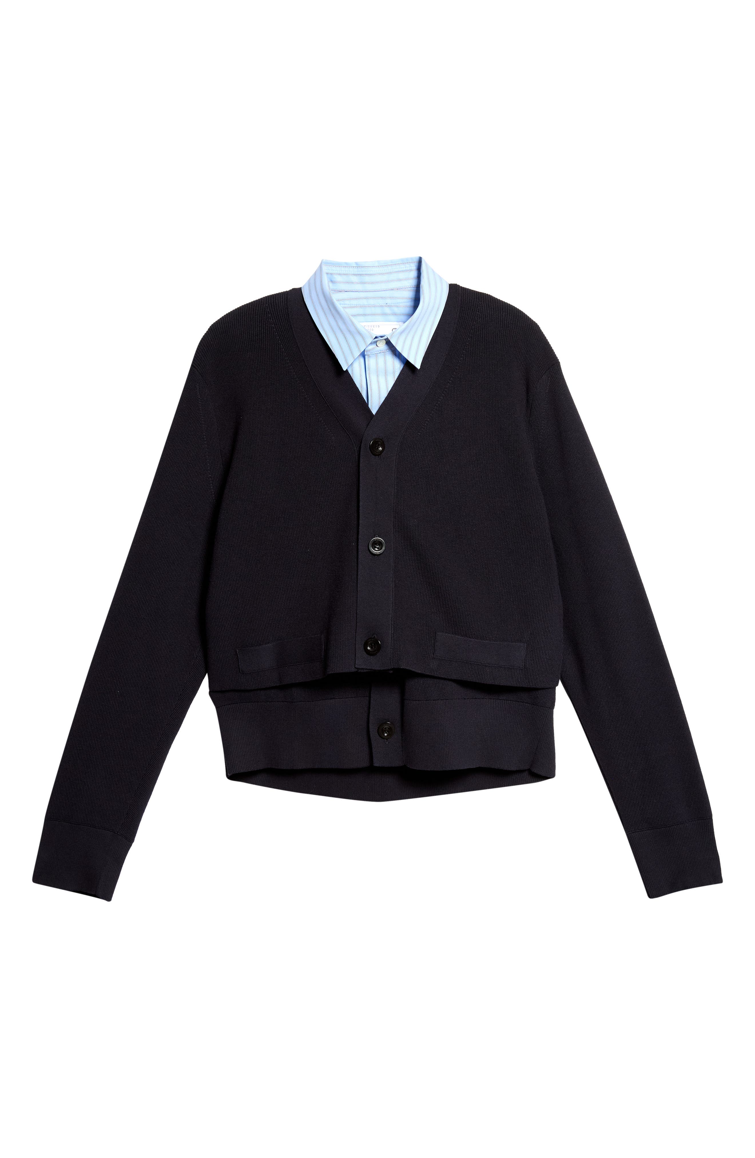 selected NAVY/ LIGHT BLUE STRIPE