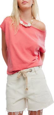 Free People Peggy One-Shoulder Cotton Top