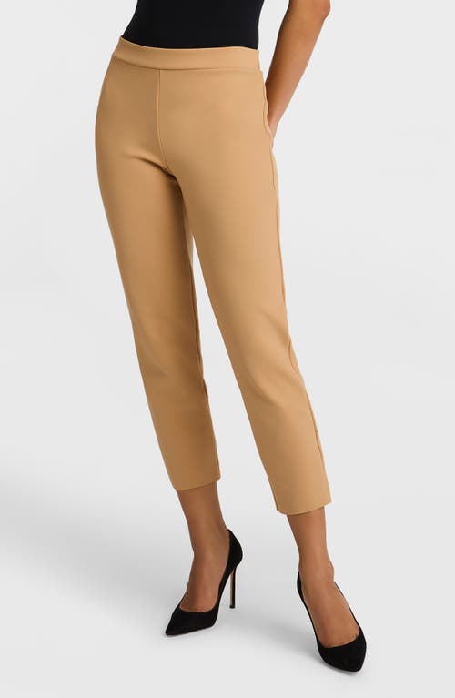 Commando Neoprene Ceo Crop Trousers In Camel