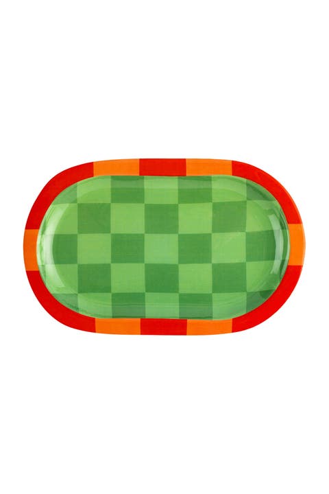 Lakri Oval Wood Serving Entertaining Artisan