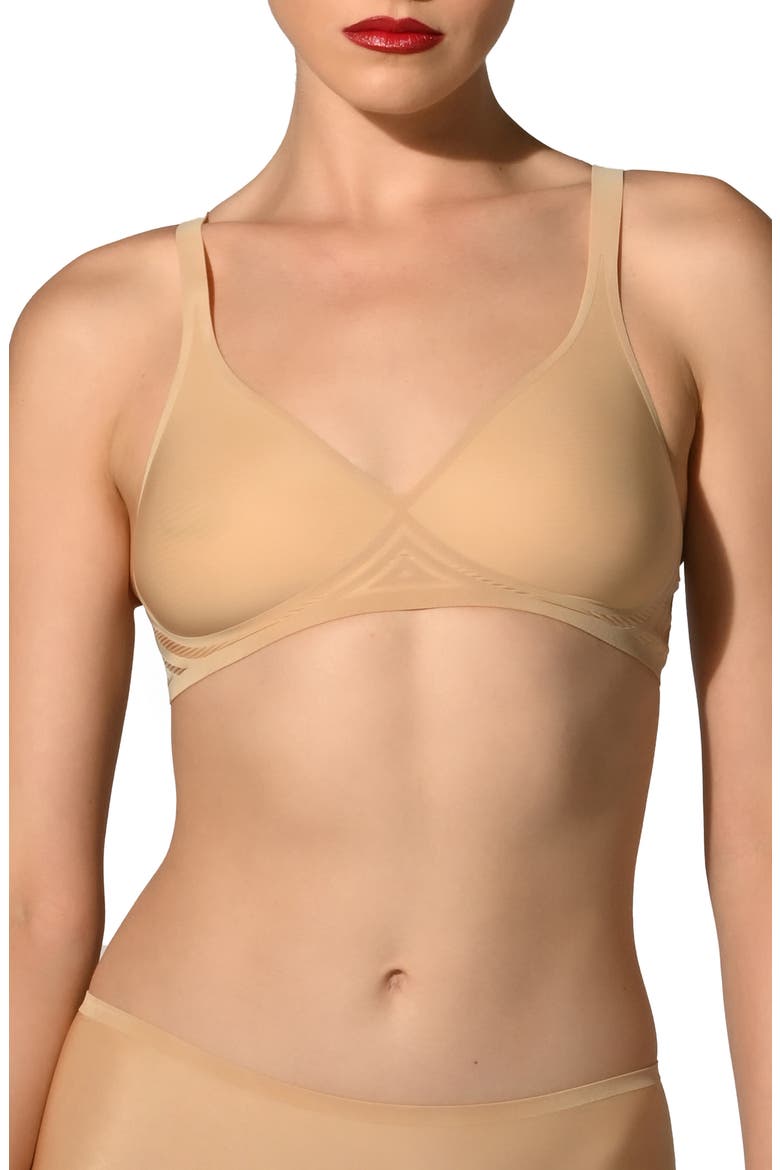 3W Wireless Bra, Main, color, CLAY