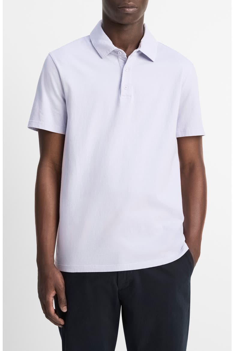 Regular Fit Garment Dyed Cotton Polo, Main, color, WASHED WILLOW