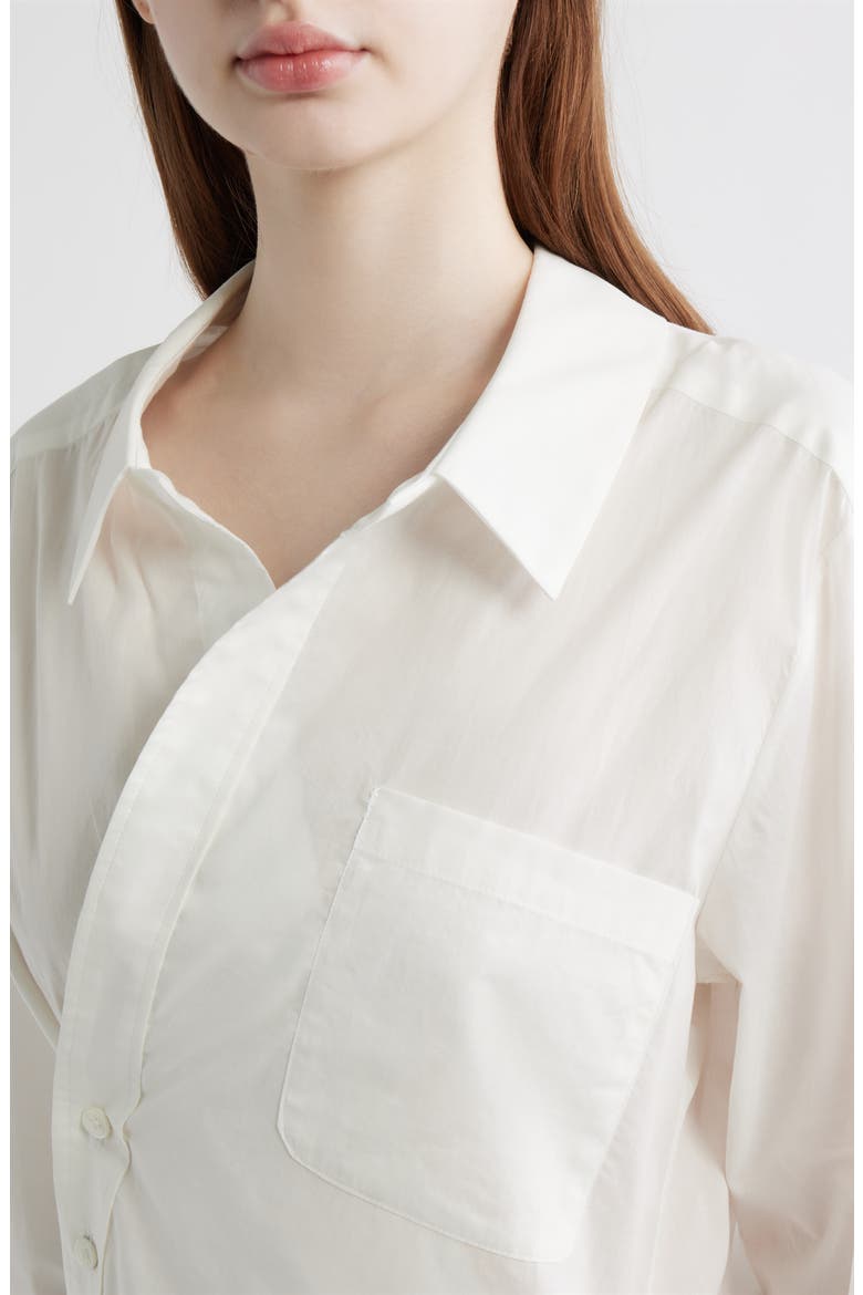 Asymmetric Wrap Top, Alternate, color, WHITE