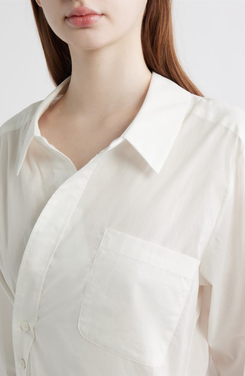 CISSA Asymmetric Wrap Top, Alternate, color, White