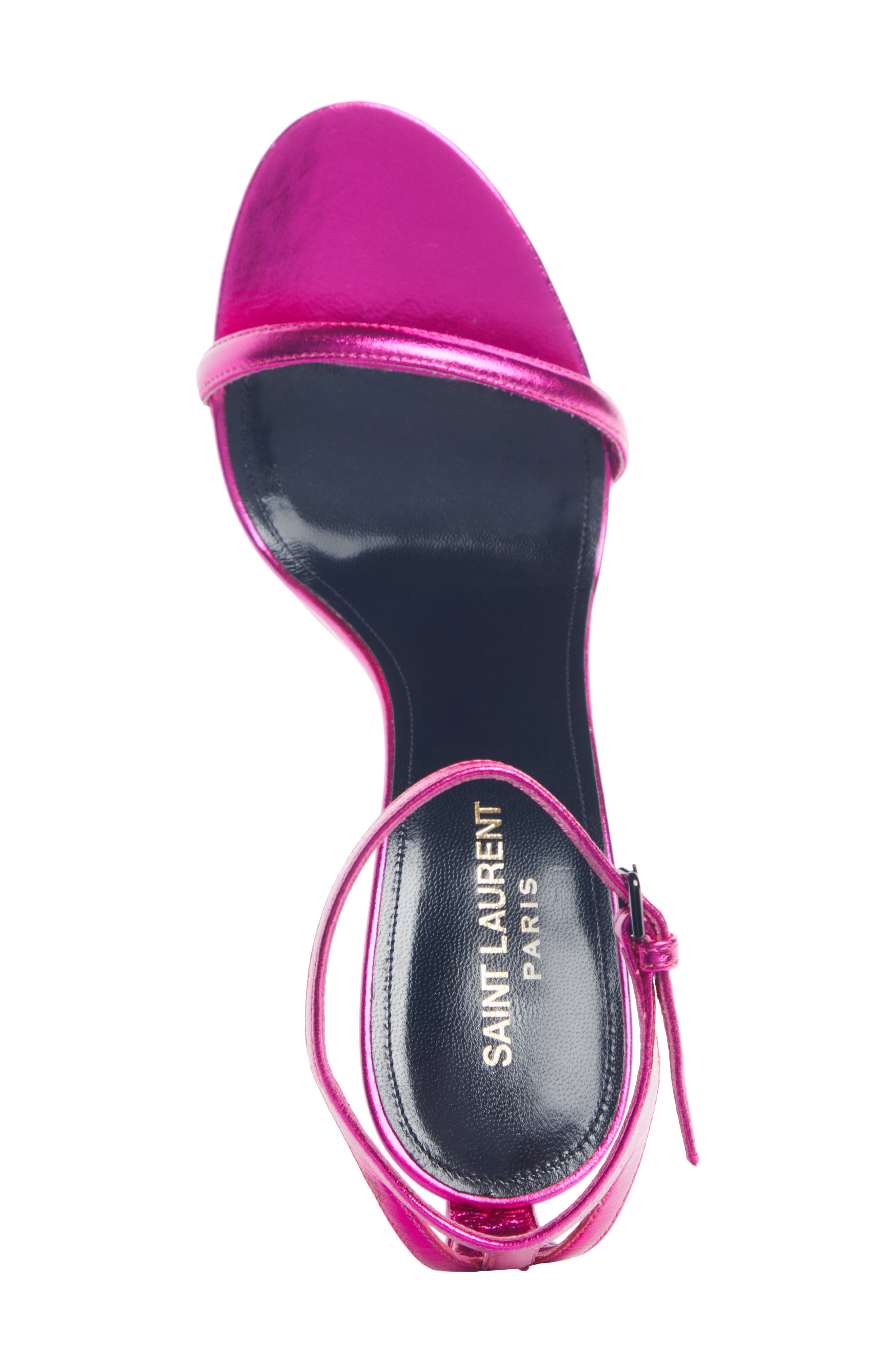 Saint Laurent Lexie Strappy Sandal, Alternate, color, 