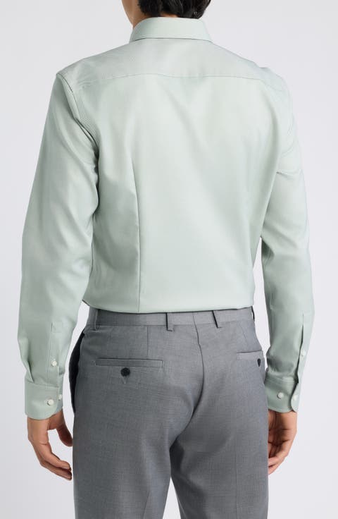 Hank Slim Fit Easy Iron Button Up Shirt