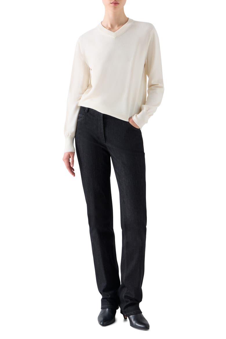 Cool Wool Relaxed Sweater, Alternate, color, CREAM