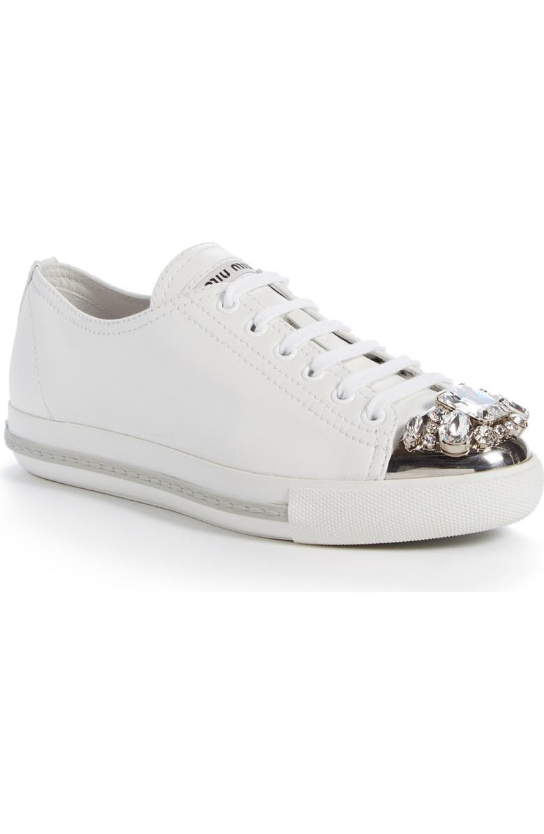 Miu Miu Platform Sneaker, Main, color,