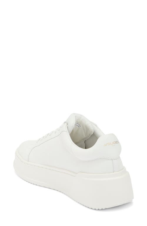 Jslides Jo Platform Sneaker In White