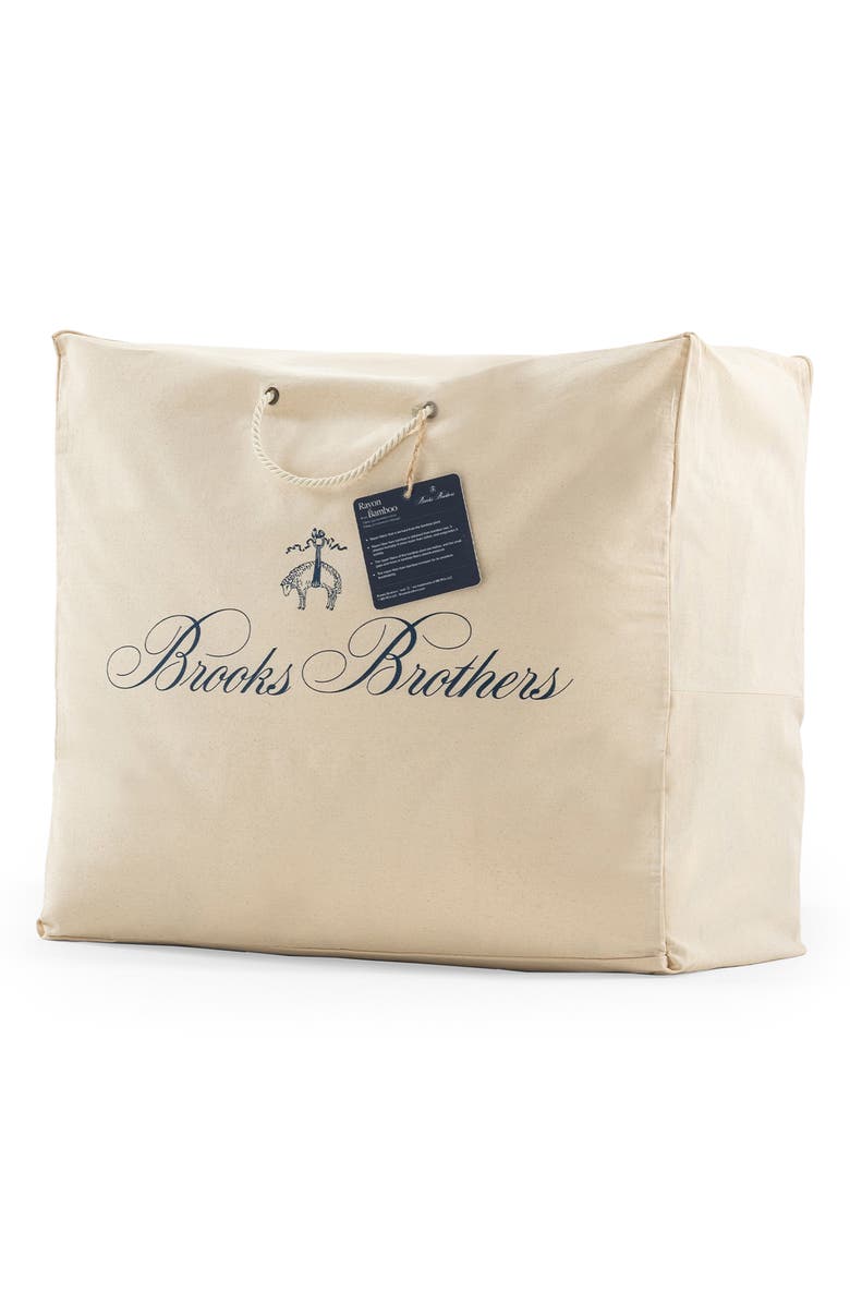 Brooks Brothers Turkish Cotton Blend Comforter, Alternate, color, White