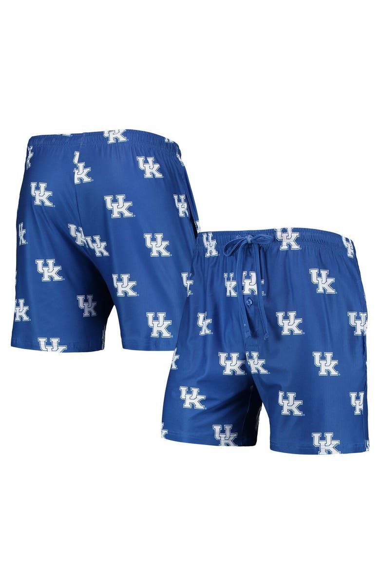 CONCEPTS SPORT Men's Concepts Sport Royal Kentucky Wildcats Flagship Allover Print Jam Shorts, Main, color, 