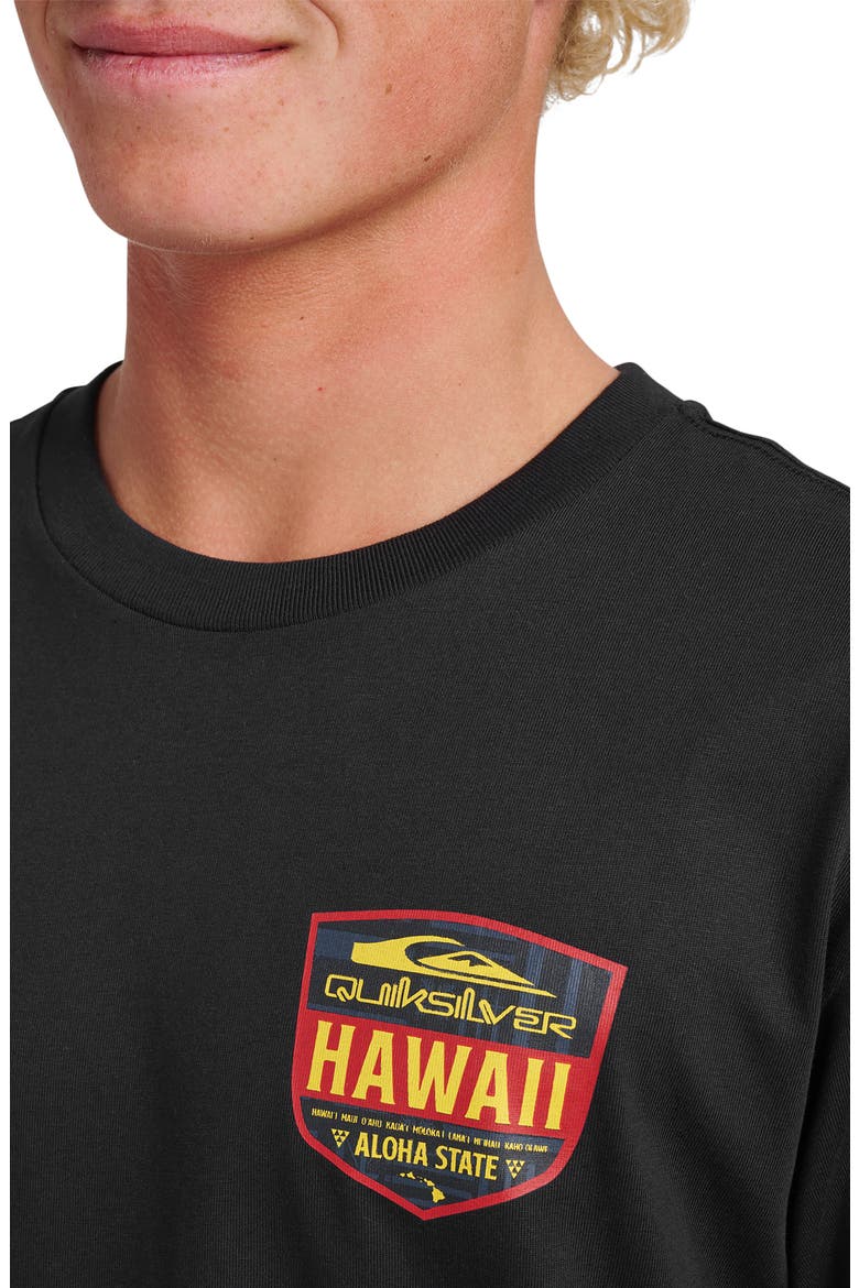 HI Shield Cotton Graphic T-Shirt, Alternate, color, BLACK