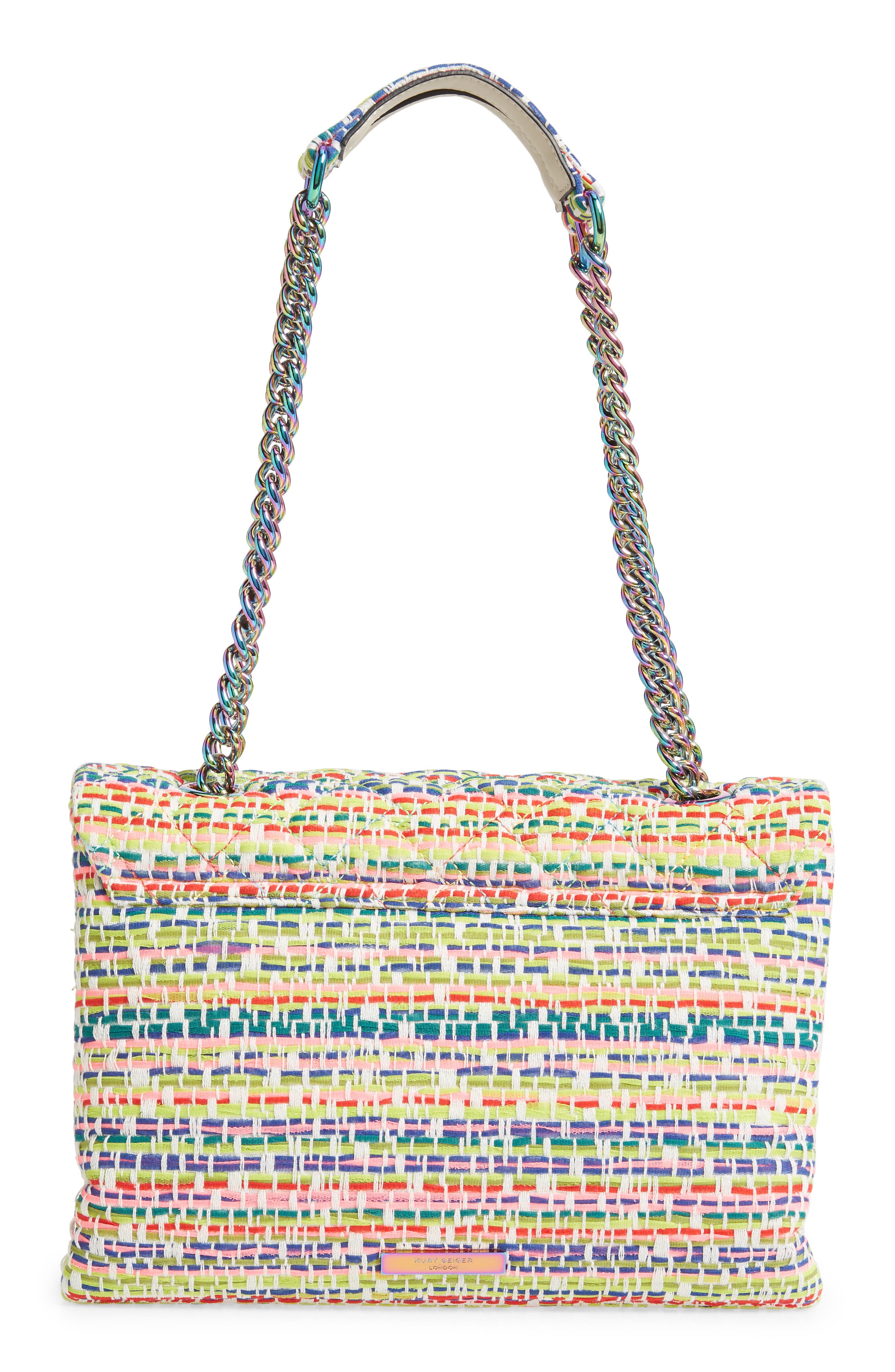Kurt Geiger London Large Kensington Tweed Shoulder Bag, Alternate, color, 