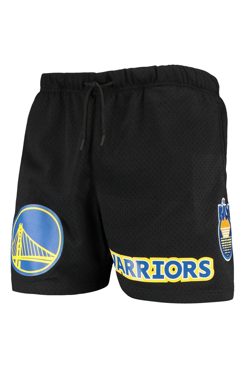 Men's Pro Standard Black Golden State Warriors Mesh Capsule Shorts, Alternate, color, Black