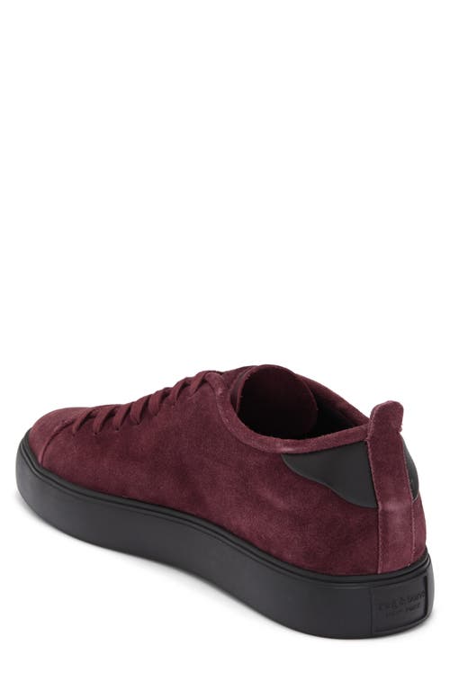 Rag & Bone Perry Sneaker In Burgundy