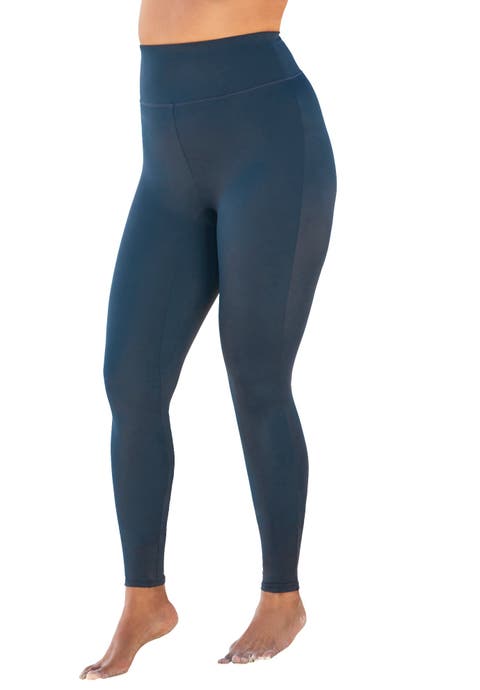 360° Powermesh High-Waist Swim Legging With Tummy Control (Plus)