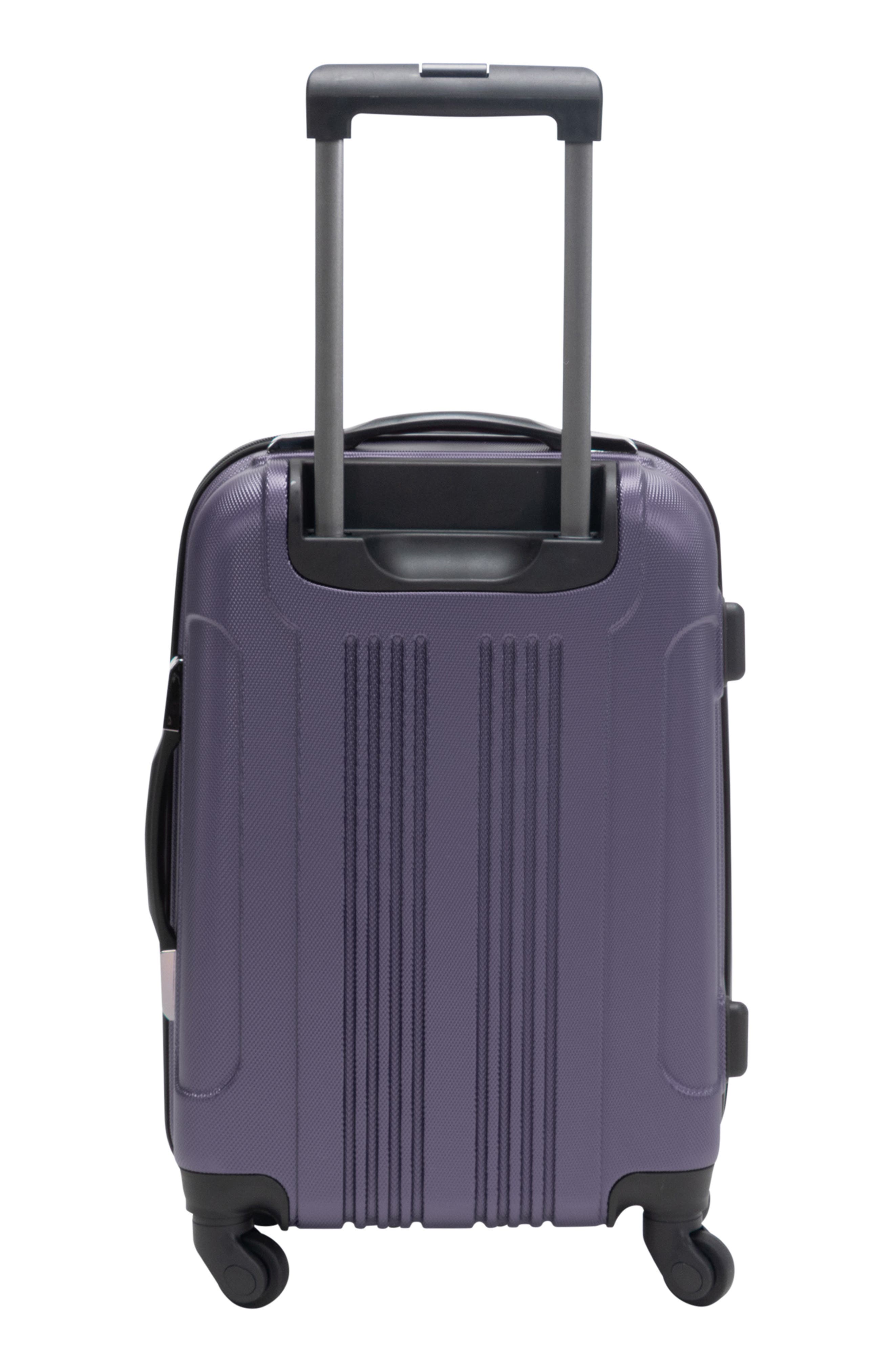 Kenneth Cole Out Of Bounds 20" Hardside Carry-On Luggage, Alternate, color, Smokey Purple