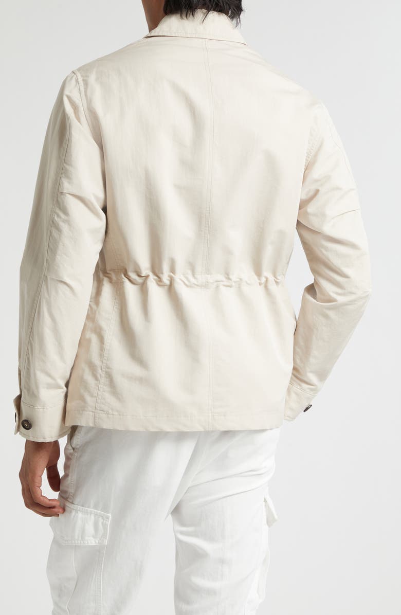 Eleventy Cotton & Silk Field Jacket, Alternate, color, 02 Sand