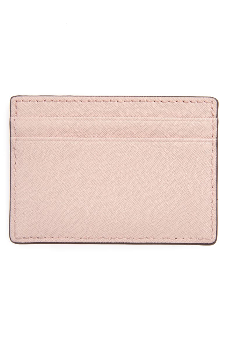 'Jet Set' Card Holder, Alternate, color, SOFT PINK