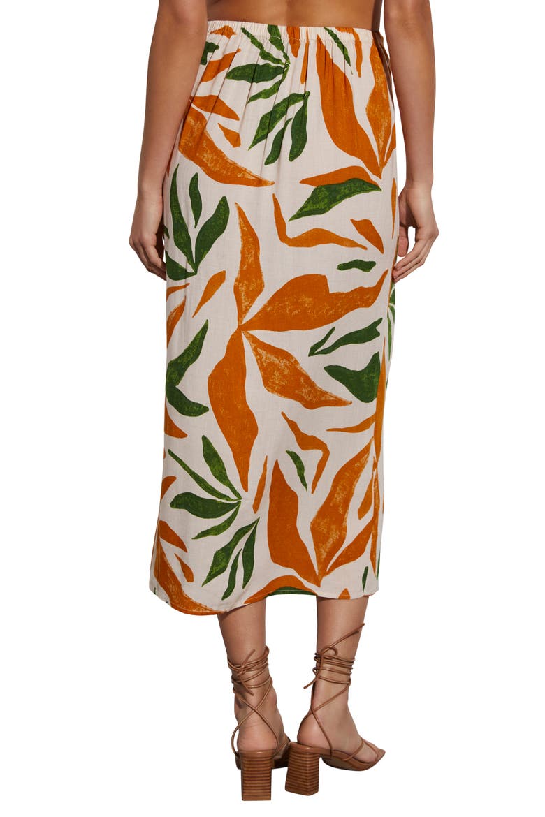 Rainforest Print Cover-Up Maxi Skirt, Alternate, color, TROPICAL