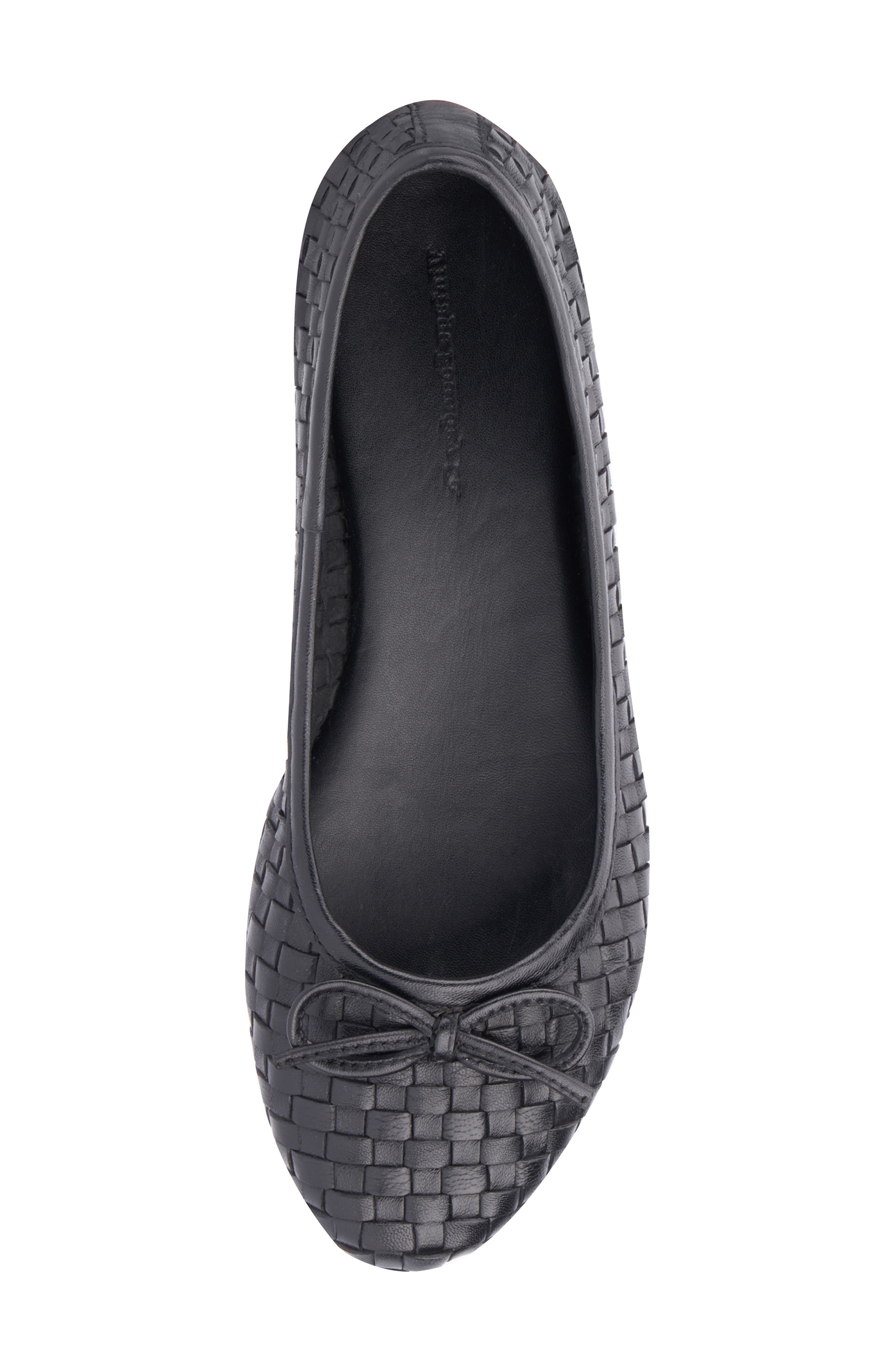 VINTAGE FOUNDRY Jalene Woven Ballet Flat, Alternate, color, Black