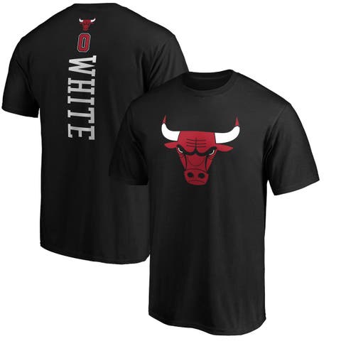 Men's Fanatics Branded Coby White Black Chicago Bulls Playmaker Name & Number Team T-Shirt