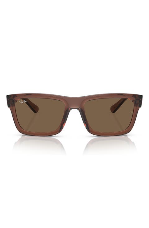 Warren 57mm Rectangular Sunglasses