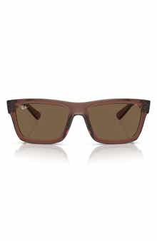 Warren 57mm Rectangular Sunglasses